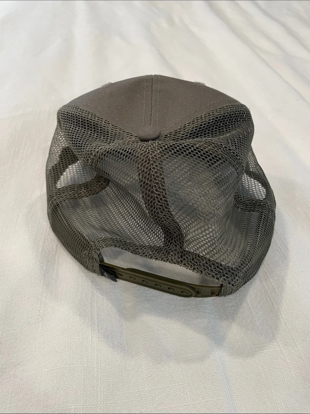 Bass Outdoor embroidered Mesh Back Trucker Hat- Olive Green